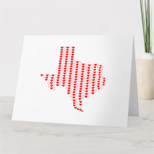 Texas Wenskaart Kaart