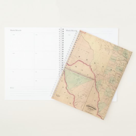 Texas, Western gedeelte Planner (Display)