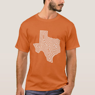 Texas White Burst T-shirt