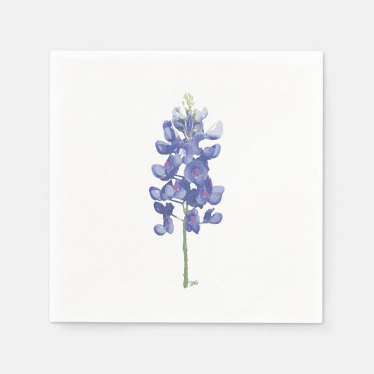 Texas Wild Flower Bluebonnet Servet (Voorkant)