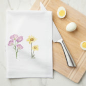 Texas Wild Flowers - Indiase verfkwast, Bluebonnet Theedoek (Quarter Fold)