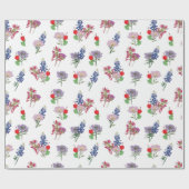 Texas Wildflower Cadeaupapier (Vlak)