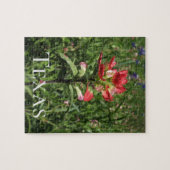 Texas Wildflower Legpuzzel (Horizontaal)