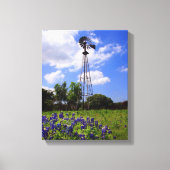 Texas Windmill Canvas Afdruk (Voorkant)