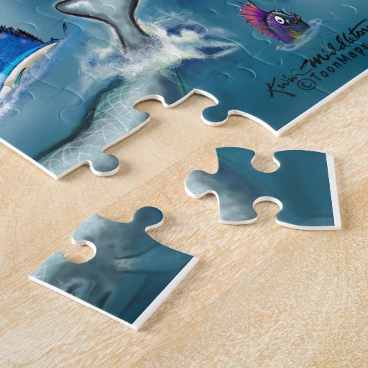 Texas World Map Jigsaw Puzzle (Côté)