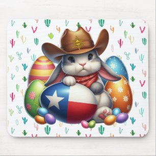 Texas / zuidwestelijke paashaas sheriff muismat