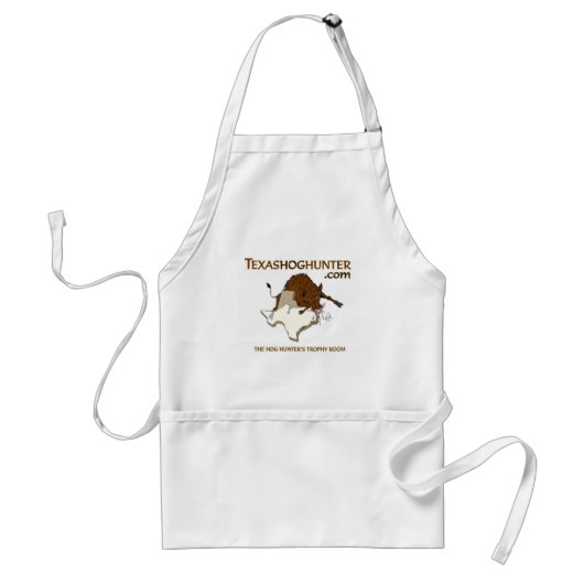 TexasHogHunter.com Apron Standaard Schort (Voorkant)