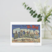 TexasLarge Letter-scènes 2 Briefkaart (Staand voorkant)