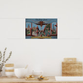 TexasLarge Letter Scenes 3 Poster (Keuken)