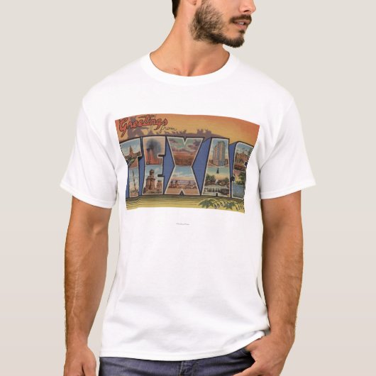 TexasLarge Letter Scenes 3 T-shirt (Voorkant)