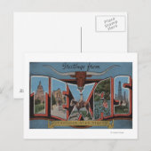 TexasLarge Letter-scènes Briefkaart (Voorkant / Achterkant)