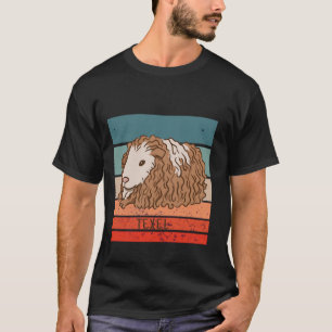Texel Guinee Varkensproefkonijn met krullend haar T-shirt