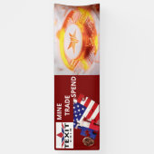 TeXit Coin Rocket Ship Mine TXC Spandoek (Verticaal)