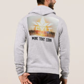 TeXit Coin Zipper Pullover Hommes Vêtements gris (Dos)