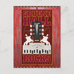 TEXLINE-Gruene Hall- Briefkaart
