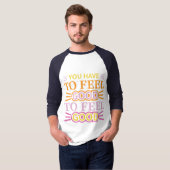 Text-Based neon light custom typografie T-Shirt De (Voorkant volledig)