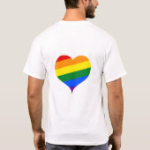 Text Design LGBT T-Shirt (Achterkant)