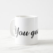 Text Design Mug (Devant gauche)