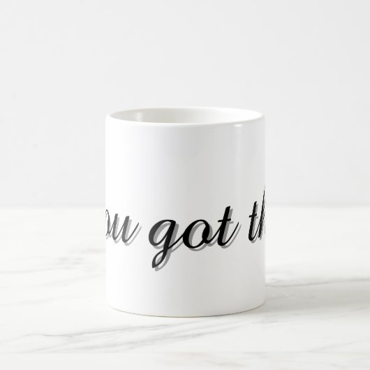 Text Design Mug (Centre)