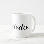 Text Design Mug (Devant droit)