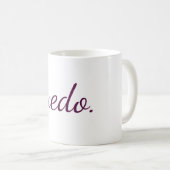 Text Design Mug (Devant droit)