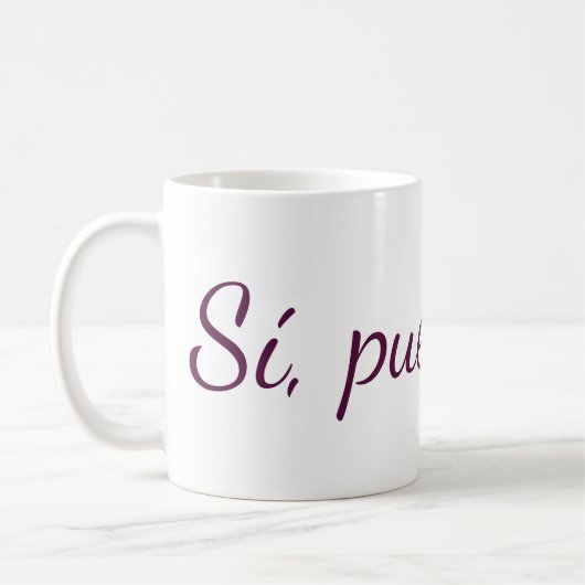 Text Design Mug (Gauche)