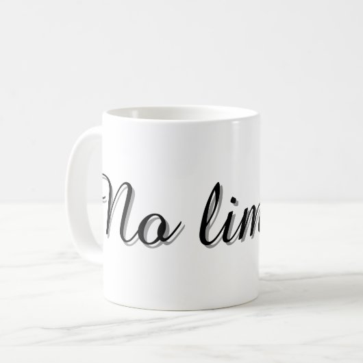 Text Design Mug (Devant gauche)