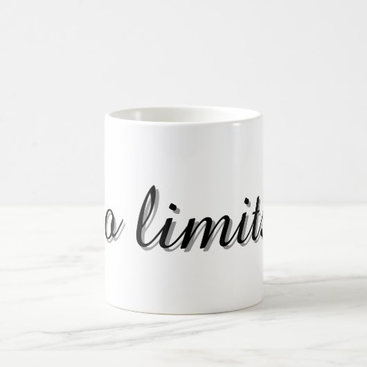 Text Design Mug (Centre)