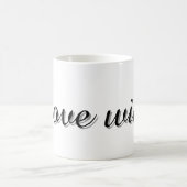 Text Design Mug Koffiemok (Center)