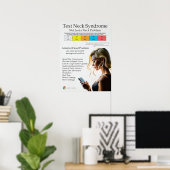 Text Neck Pain Syndrome Poster (Thuiskantoor)