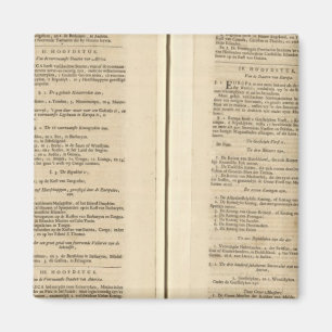 Text Page New World Atlas Magneet