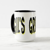 Texte à deux tons de la tasse w/Wrap de Grimoire (Devant gauche)