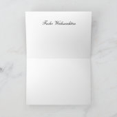 Texte à l'intérieur de carte de Noël « Teddys avec (Intérieur)