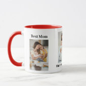 Texte avec Mug photo pour la fête des mères (Gauche)