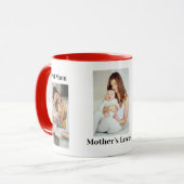 Texte avec Mug photo pour la fête des mères (Devant gauche)