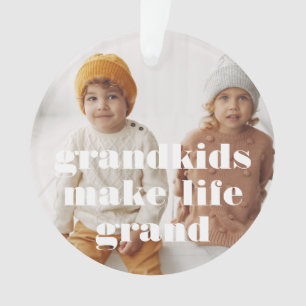 Texte blanc   Les petits-enfants rendent la vie gr