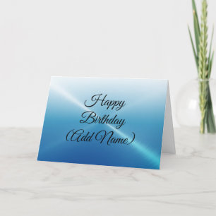 Texte bleu de réflexion de carte de joyeux