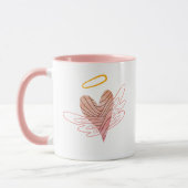 Texte classique Mug Love Forever (Gauche)