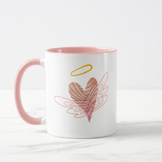 Texte classique Mug Love Forever (Gauche)