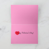 Texte d'amour avec la carte de Saint-Valentin de (Intérieur)