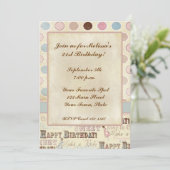 Texte d'anniversaire, Invitation de cercles (Debout devant)