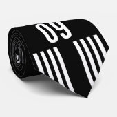 Texte de blanc de cravate de piste (Roulé)