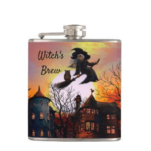 Texte de coutume de Halloween de flacon du Brew de