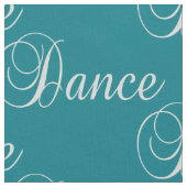 Texte de danse sur tout tissu de couleur (Fermer)