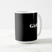 Texte de fille normande avec des tasses classiques (Devant droit)