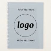 Texte de logo simple bleu poudre (Devant)