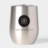 Texte de logo simple pour la marque promotionnelle (Avant)