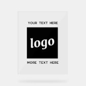 Texte de logo simple promotionnel pour entreprise (Recto)