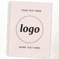 Texte de logo simple rose blush