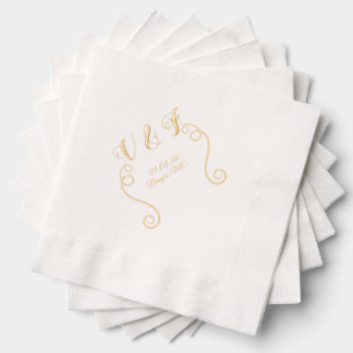 Texte de mariage élégant et lignes à décor en feui